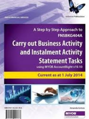 Carry Out BAS & IAS Tasks MYOB V19.10